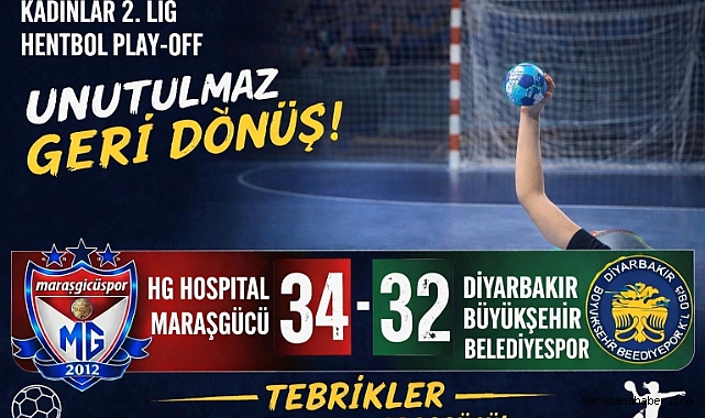 Maraşgücüspor, Diyarbakır karşısında destan yazdı: 34-32