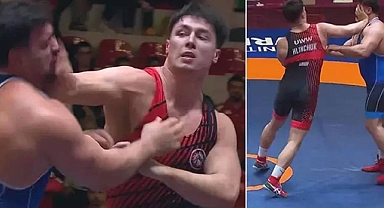 Rıza Kayaalp'e Tokat atan rakip diskalifiye oldu!