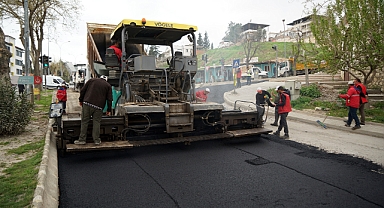 Sait Zarifoğlu Bulvarı’nda asfalt başladı!