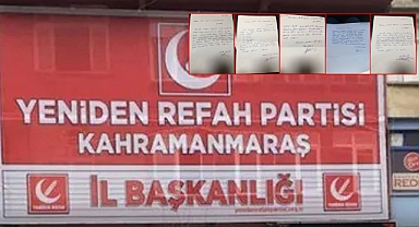 Yeniden Refah Kahramanmaraş'ta istifa furyası! 5 kişi daha partiyi terk etti