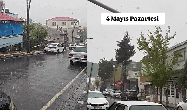 Andırın'da Mayıs Sürprizi: Bahar Beklerken Kış Geri Döndü!