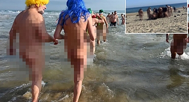 Dünyaca Ünlü Plajda diz boyu ahlaksızlık!