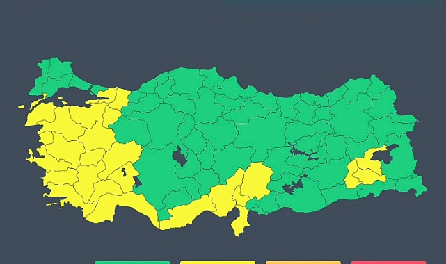 Meteoroloji'den Kahramanmaraş Dahil Birçok İle Turuncu ve Sarı Kodlu Uyarı: Kuvvetli Sağanak Geliyor!