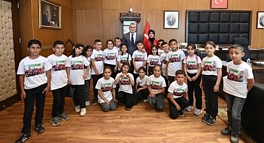 Başkan Görgel, Minik Öğrencileri Ağırladı!