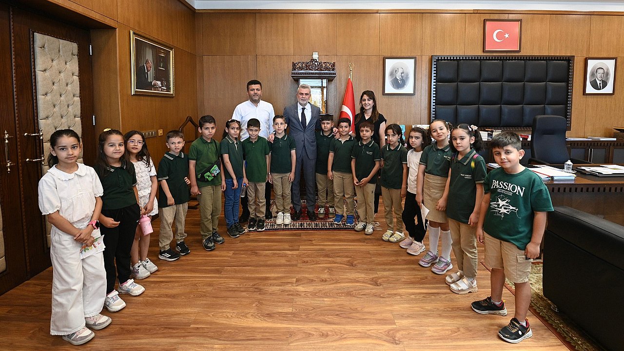 Başkan Görgel, Minik Öğrencileri Ağırladı!