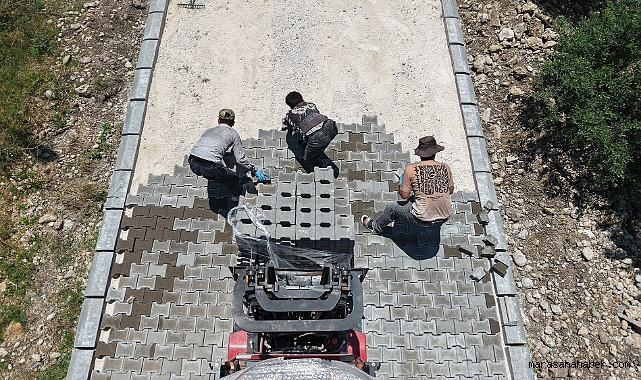 Büyükşehir, Andırın Kırsalında Yol Yatırımlarını Sürdürüyor!