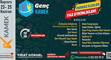 Büyükşehir’in Genç KAMEK Kurslarında Kayıt Zamanı; Başvurular Başladı!