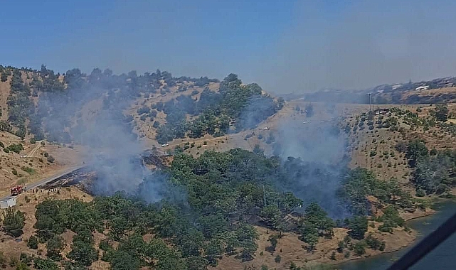 Kahramanmaraş’ta Çifte Yangın Paniği! Orman ve Tarım Alanlarında Alevler Kontrol Altına Alındı