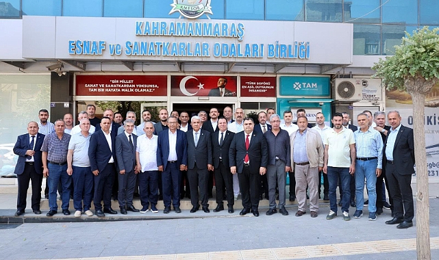 Kahramanmaraş’ta İş Dünyası Bir Araya Geldi: Ahmet Kuybu’ya Tebrik Ziyareti