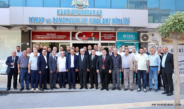 Kahramanmaraş’ta İş Dünyası Bir Araya Geldi: Ahmet Kuybu’ya Tebrik Ziyareti