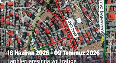 Kahramanmaraş’ta Sürücüler Dikkat! Onikişubat ve Dulkadiroğlu’nda bu yollar Trafiğe Kapanıyor!
