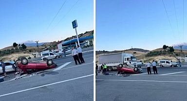 Kahramanmaraş’ta Trafik Kazası: Kontrolden Çıkan Araç Savruldu, 3’ü Çocuk 4 Yaralı
