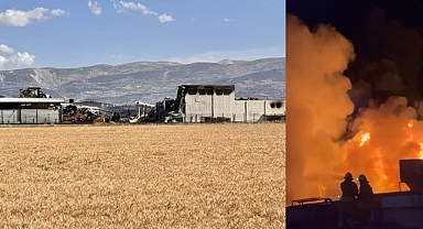Kahramanmaraş’ta yangın fabrikayı kül etti!