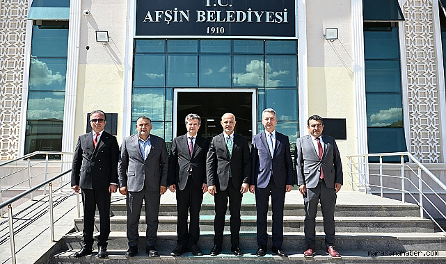 KSÜ Rektörü Okumuş’tan Afşin Belediye Başkanı Kıraç’a Ziyaret!