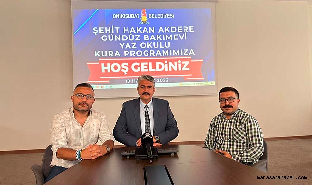 Onikişubat Belediyesi’nin ‘Minik Kalpler Yaz Okulu’nda kuralar çekildi!