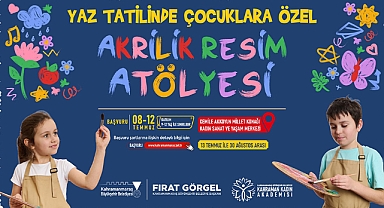 Büyükşehir’den Çocuklara Yaz Hediyesi; Akrilik Resim Atölyesi Başlıyor