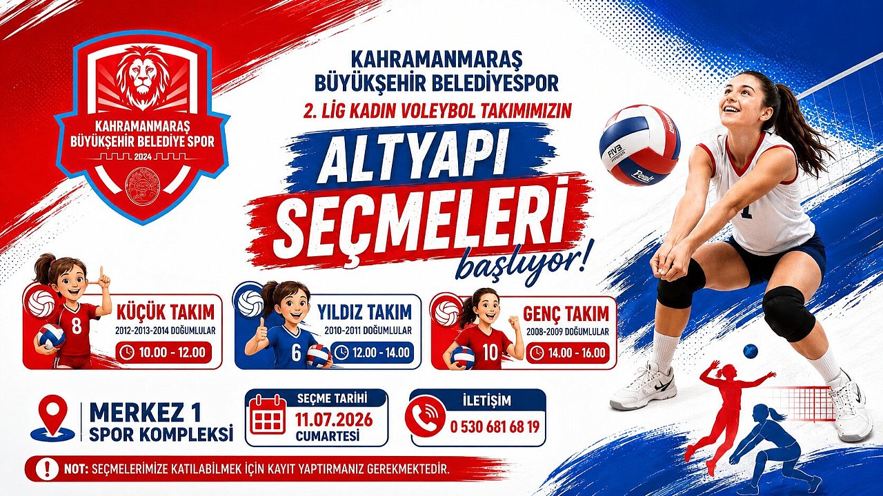 Büyükşehir’in Kadın Voleybol Takımı Altyapı Seçmeleri İçin Başvurular Başladı