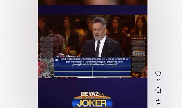 Kahramanmaraş sorusu 100 bin TL’den etti!