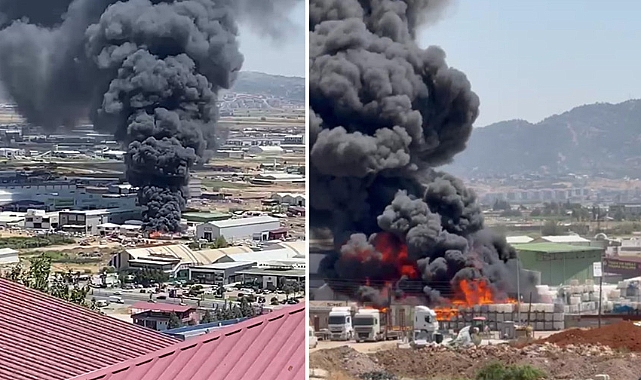 Kahramanmaraş'ta Korkutan Yangın: Dumanlar şehrin dört biryanından görüldü!