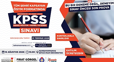 Kahramanmaraş’ta KPSS Adaylarına Son Prova!