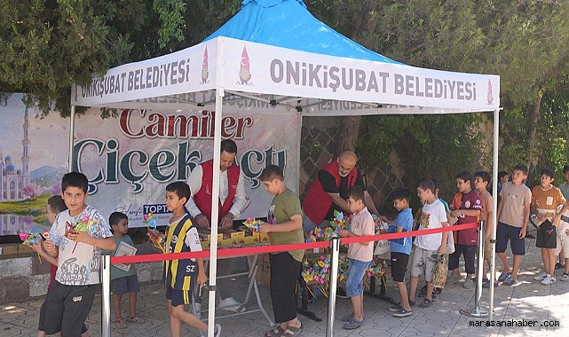Onikişubat Belediyesi’nden Yaz Kur’an Kurslarına ‘Camiler Çiçek Açtı’ ile destek!