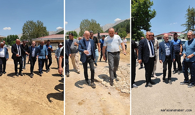 Öztunç, Ekinözü'nde Devam Eden Projeleri İnceledi: 