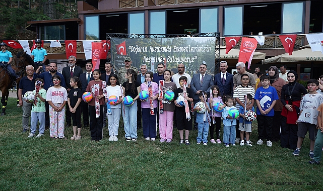 Şehit ve Gazi Çocukları Karne Sevincini Başkonuş’ta Yaşadı!