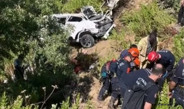 Uçuruma Yuvarlanan Otomobilde 5 Kişi Hayatını Kaybetti!