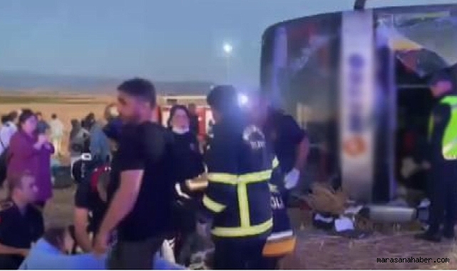 Yolcu Otobüsü Şarampole Devrildi! 46 Kişi Yaralandı