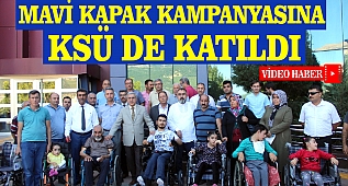 Mavi Kapak Kampanyasına KSÜ de katıldı