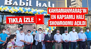 Kahramanmaraş'ın En Kapsamlı Halı Showroomu Açıldı 
