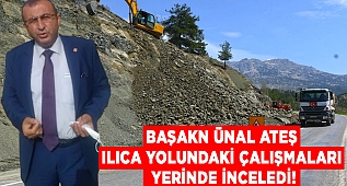 Başkan Ateş: Buradaki Yol Çalışması Değil"